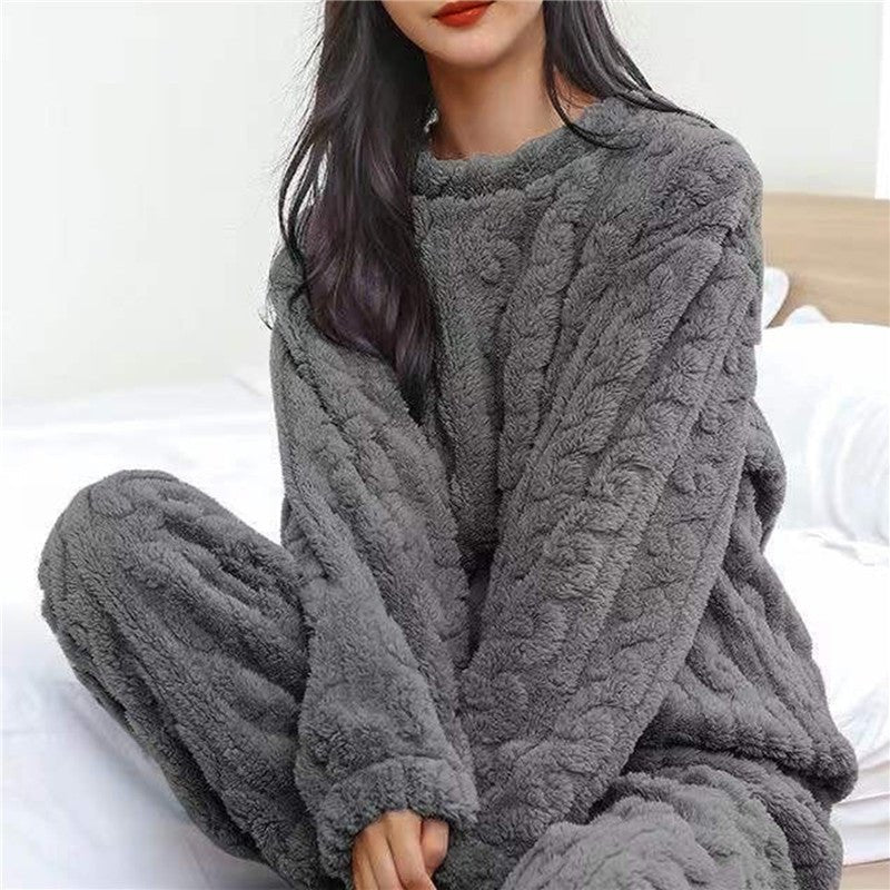 Sofia | Elegant Fleece Pyjama Set