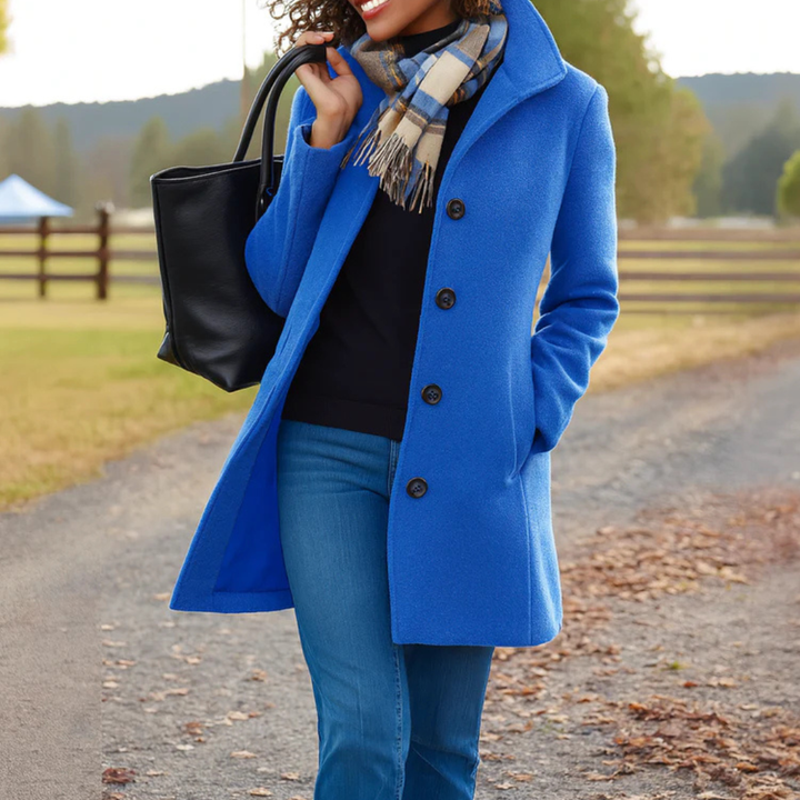 Matilda straight cut wool coat