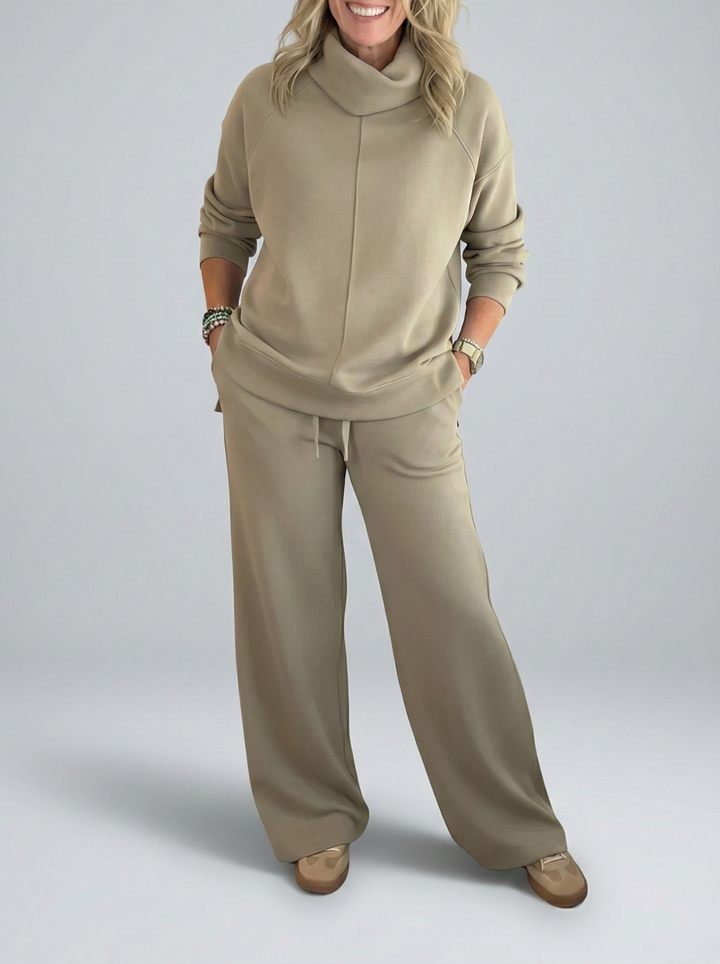 Morwenna cowl neck wide leg lounge set – image 6