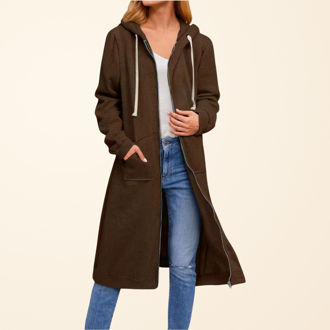 Mila longline zip up knit vest – image 5