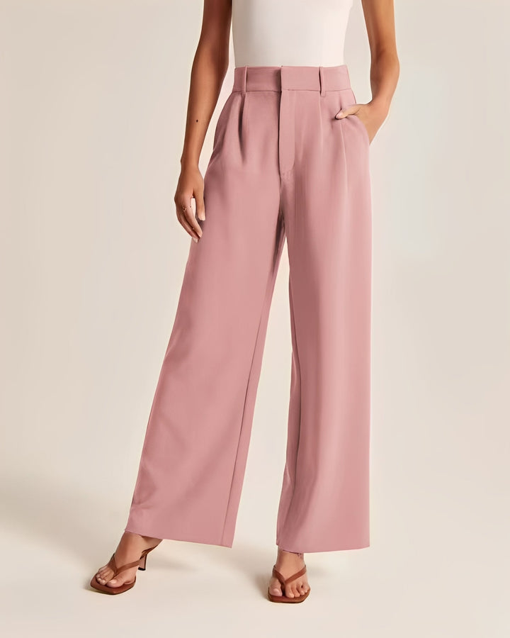 Ruth wide leg trousers in green