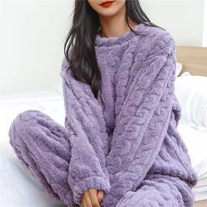 Sofia | Elegant Fleece Pyjama Set