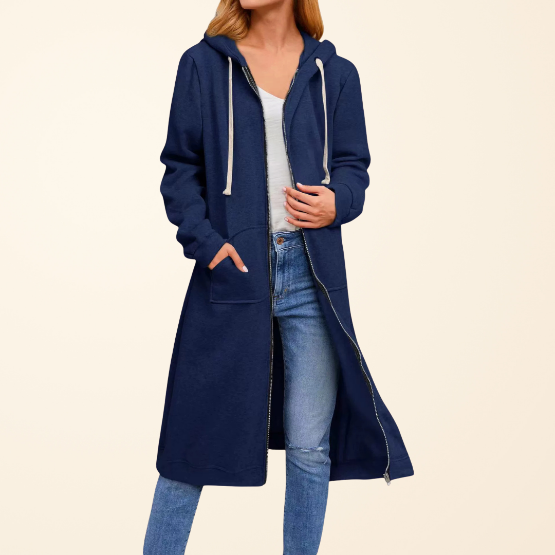 Mila longline zip up knit vest – image 4