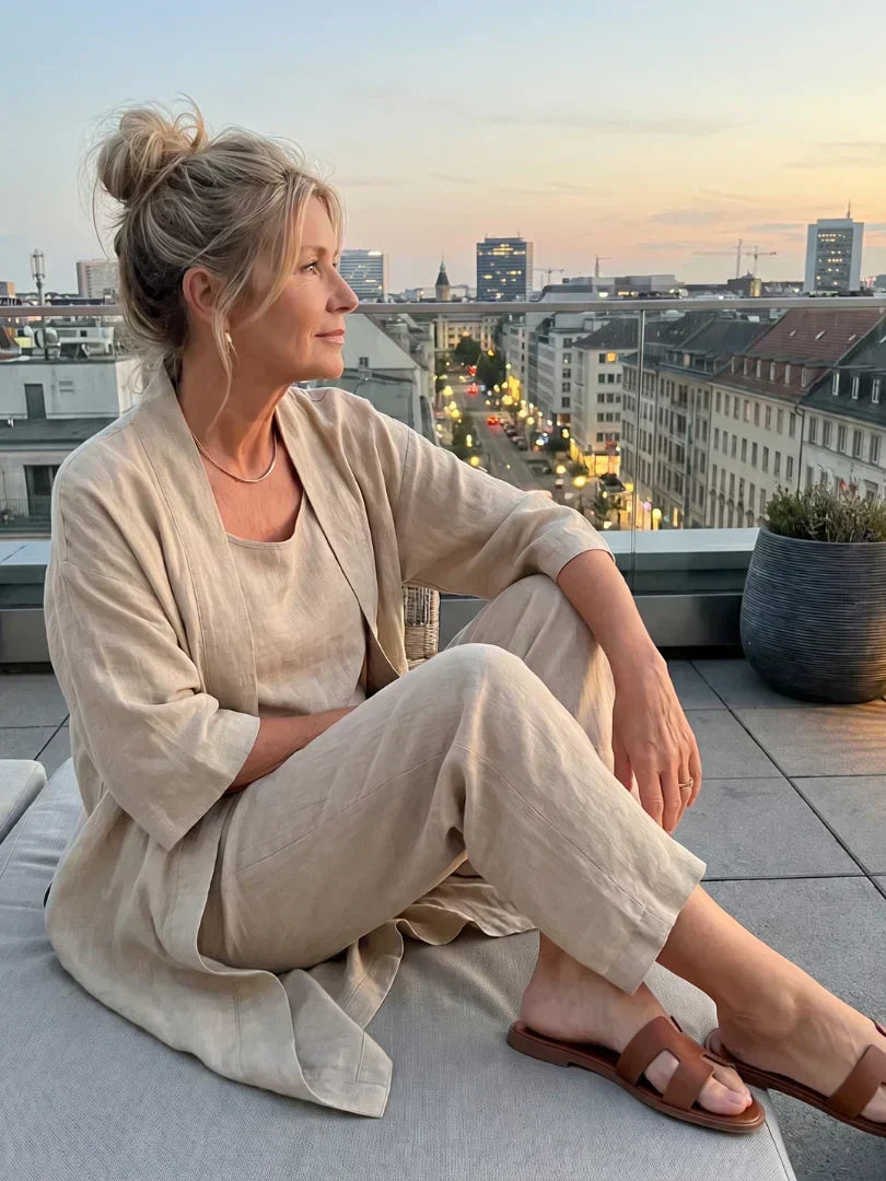 Tiril lightweight relaxed two piece set – image 13