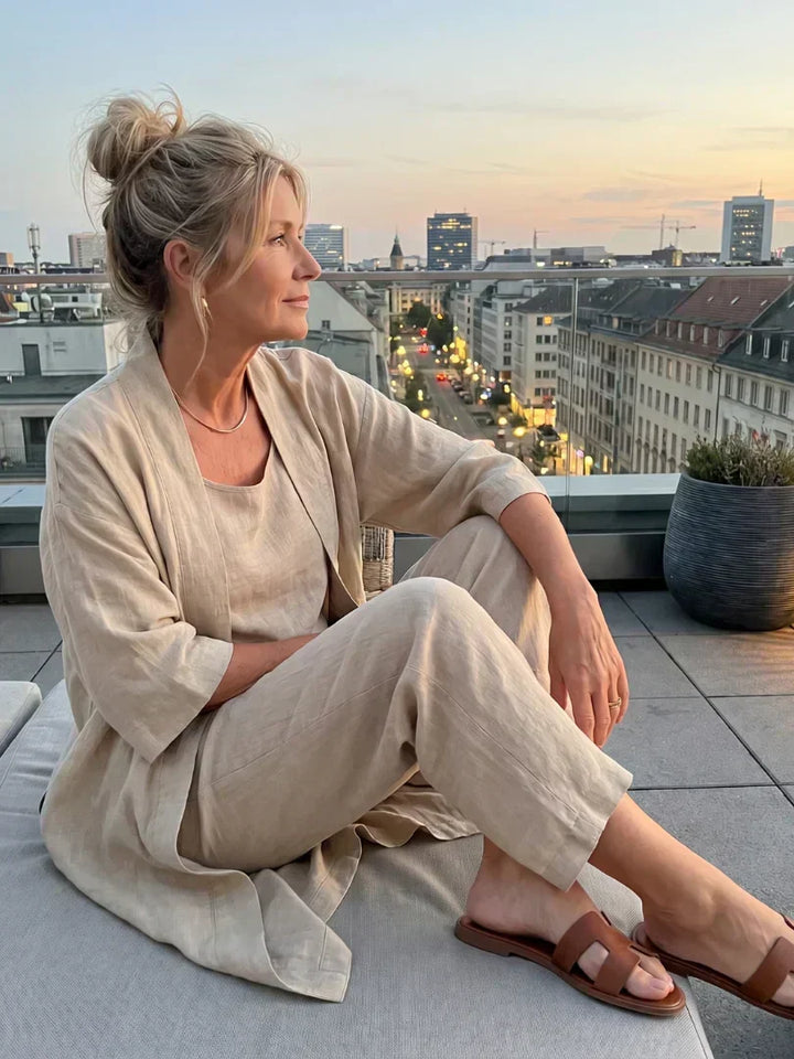 Tiril lightweight relaxed two piece set – image 13
