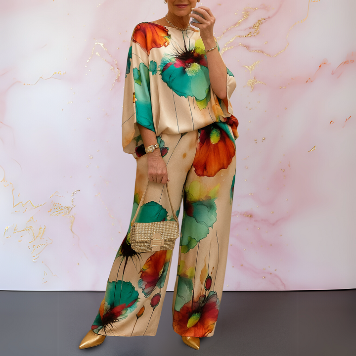 Oline satin two piece set – image 5