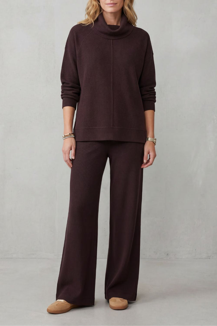 Nicolette draped roll neck and wide leg trouser set – image 10