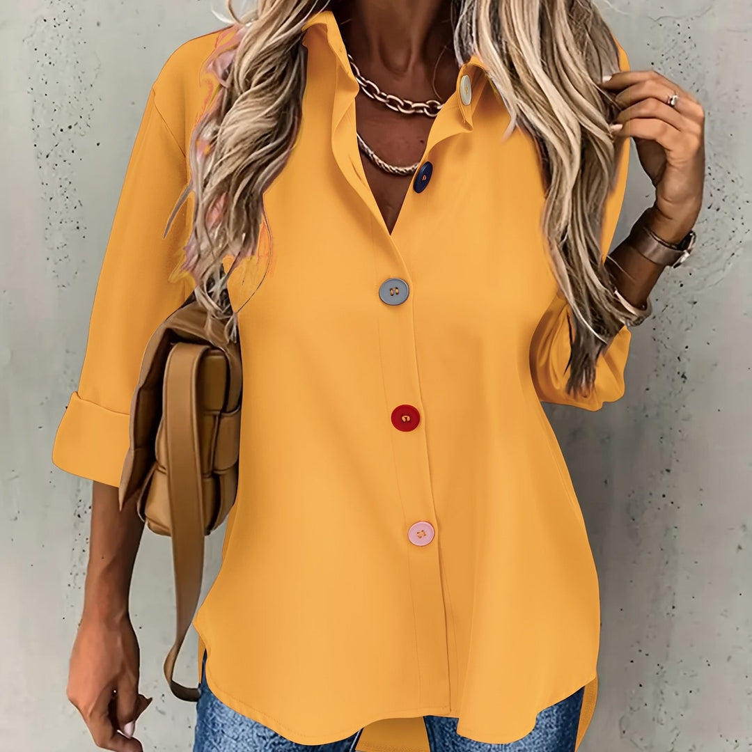 Vanessa Elegant Button Front Blouse - image 6