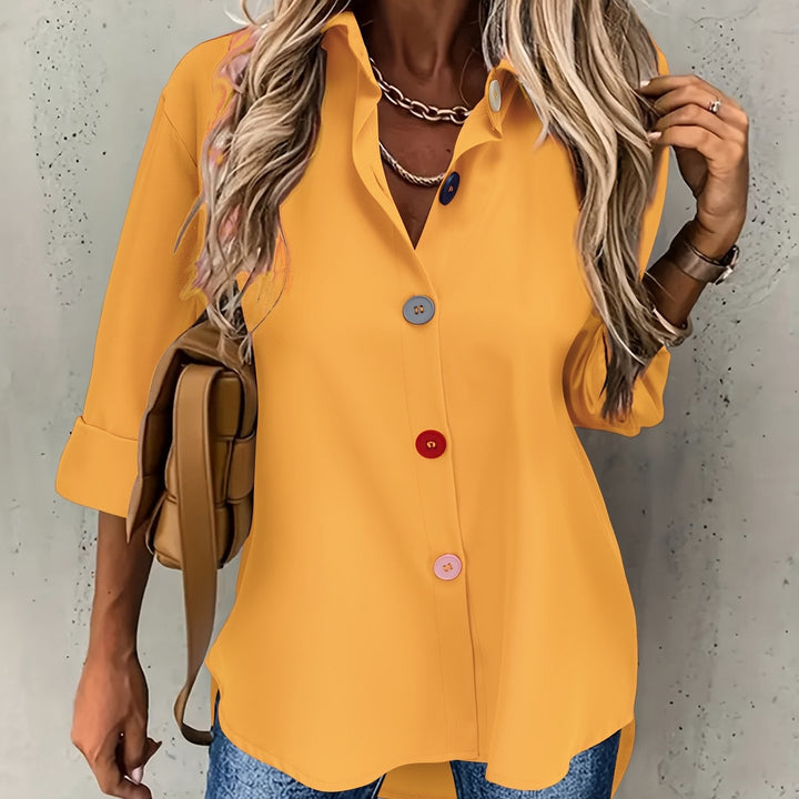 Vanessa Elegant Button Front Blouse - image 6