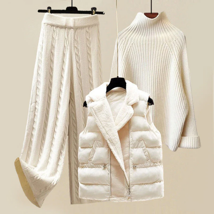 Bethany cable knit two piece set