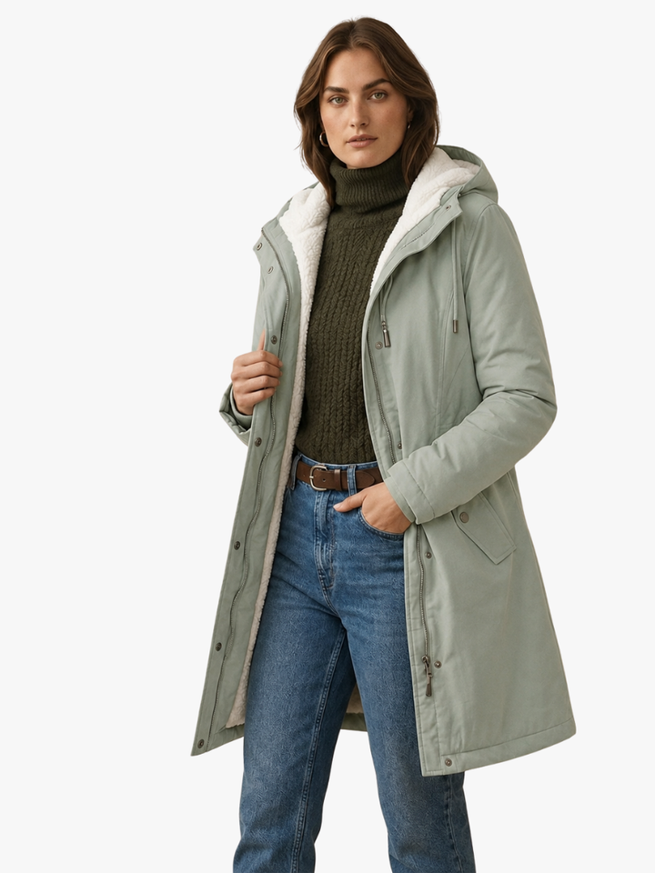 Colette fleece lined winter parka