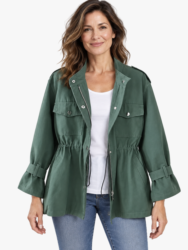 Adrienne trench coat for changing weather