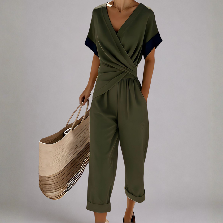 Sunniva two piece wrap wide leg trouser set – image 6