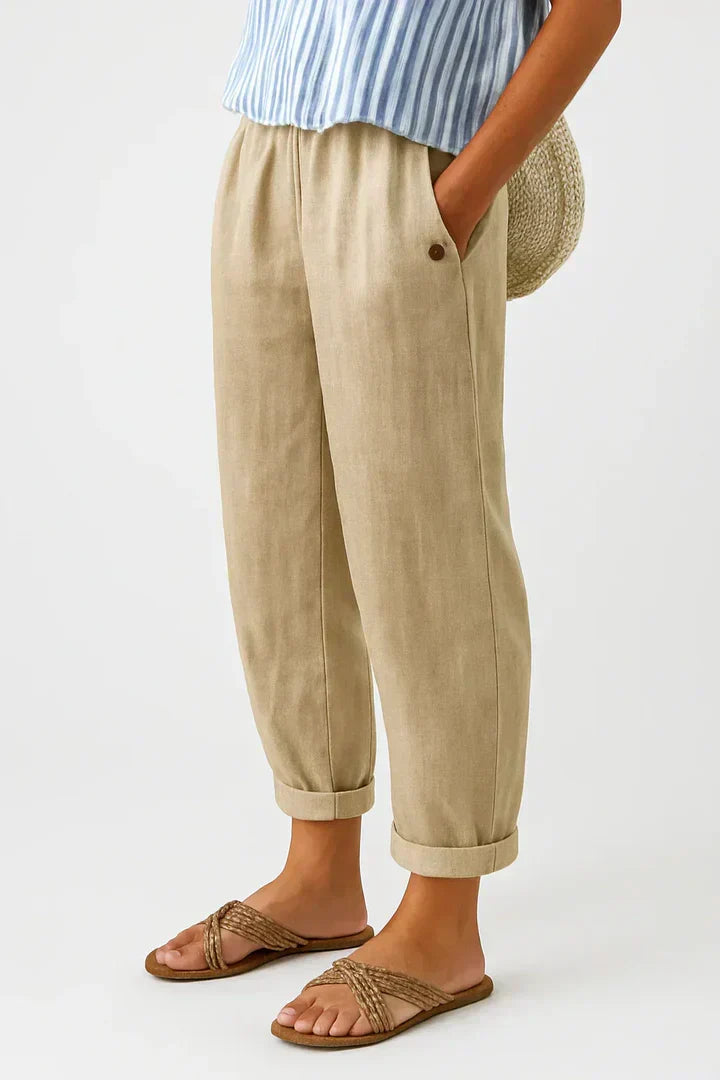 Annie relaxed pleated trousers