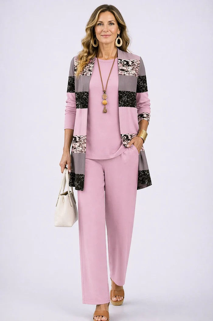 Leonora three piece printed trouser set – image 6