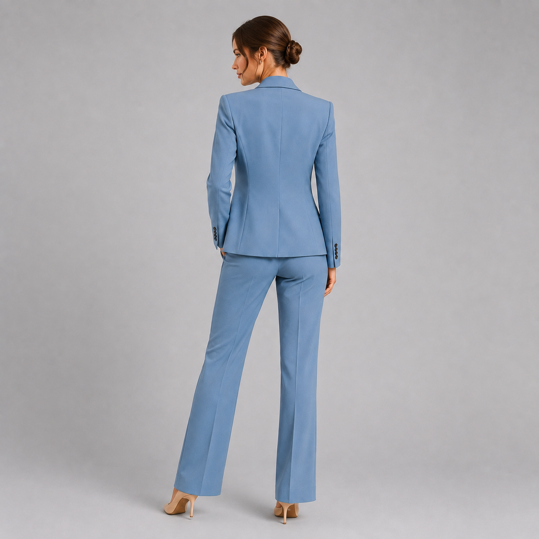 Hannah blazer and high waist trouser suit – image 2