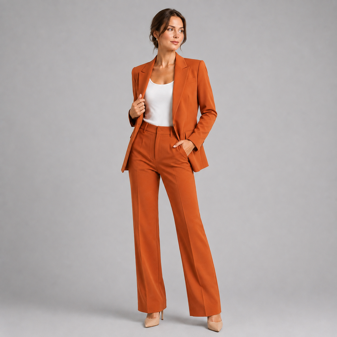 Hannah blazer and high waist trouser suit – image 6