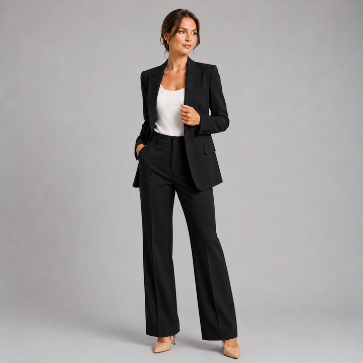 Hannah blazer and high waist trouser suit – image 5