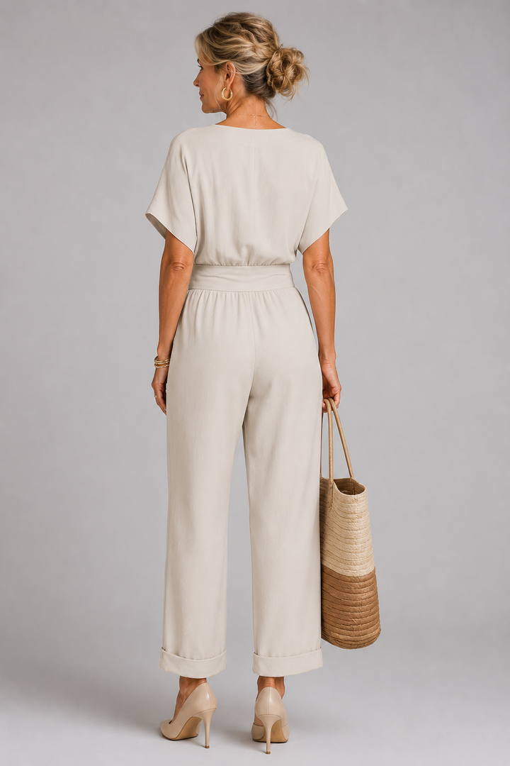 Sunniva two piece wrap wide leg trouser set – image 8