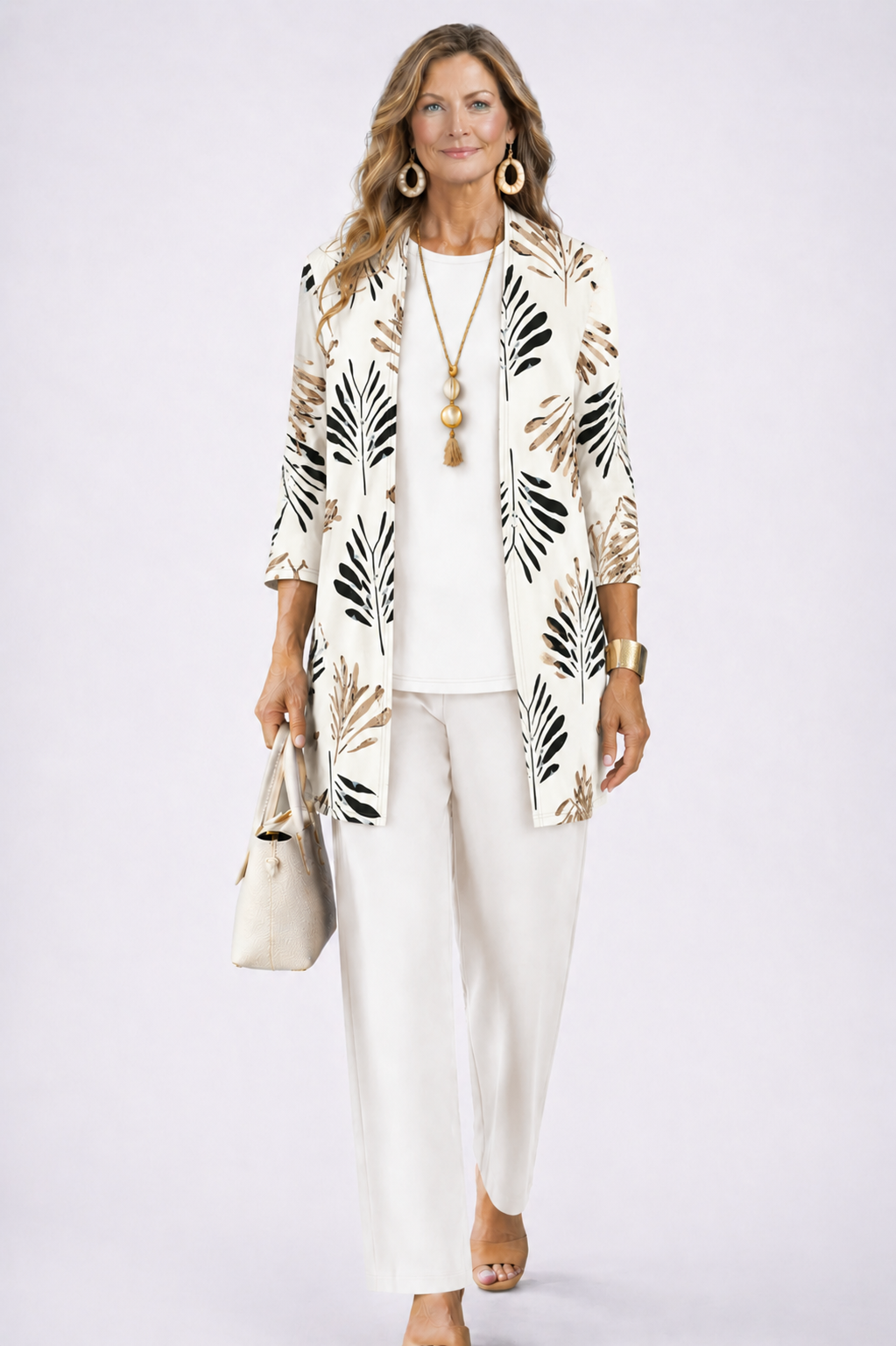 Leonora three piece printed trouser set – image 13