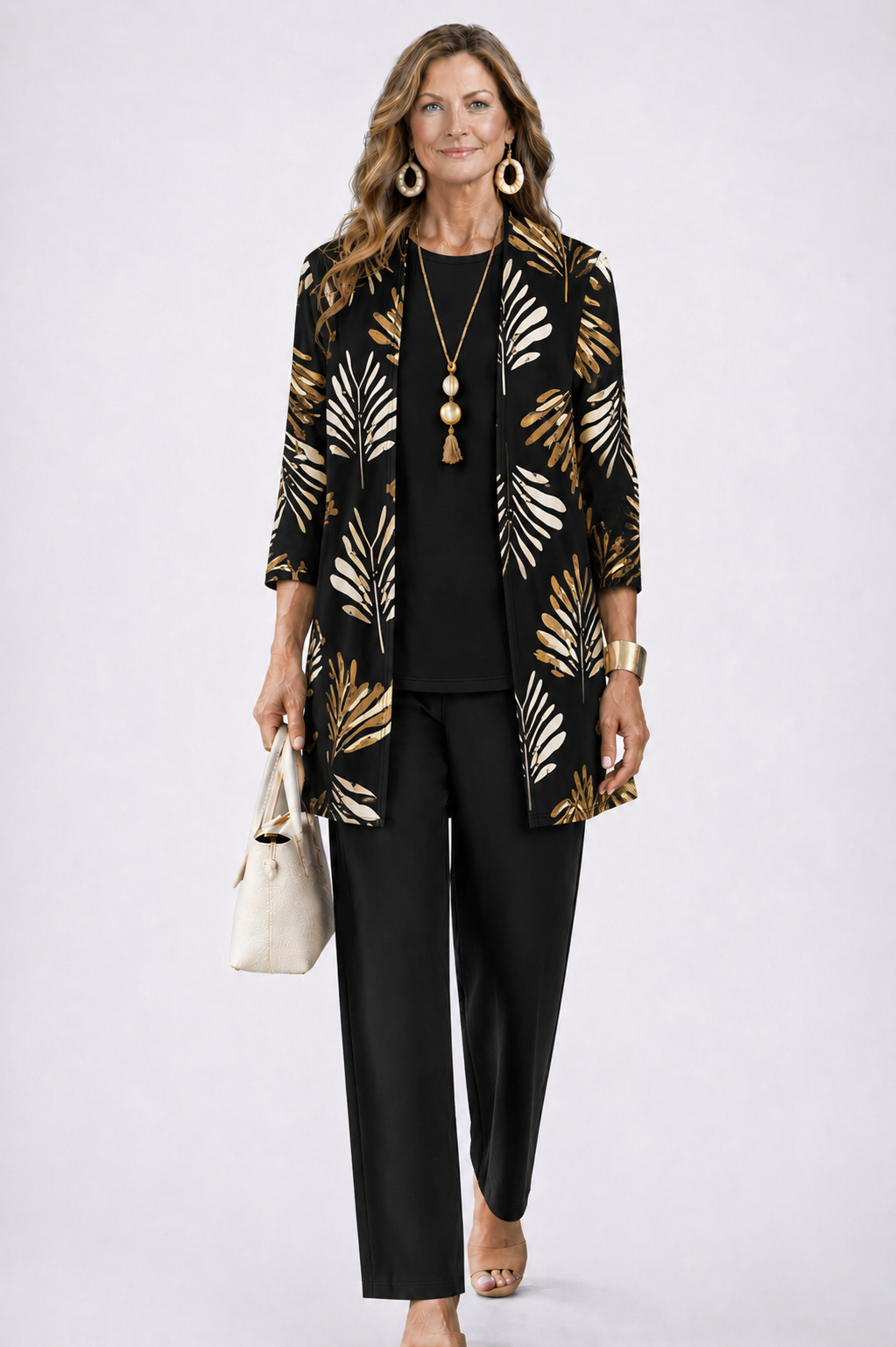 Leonora three piece printed trouser set – image 14