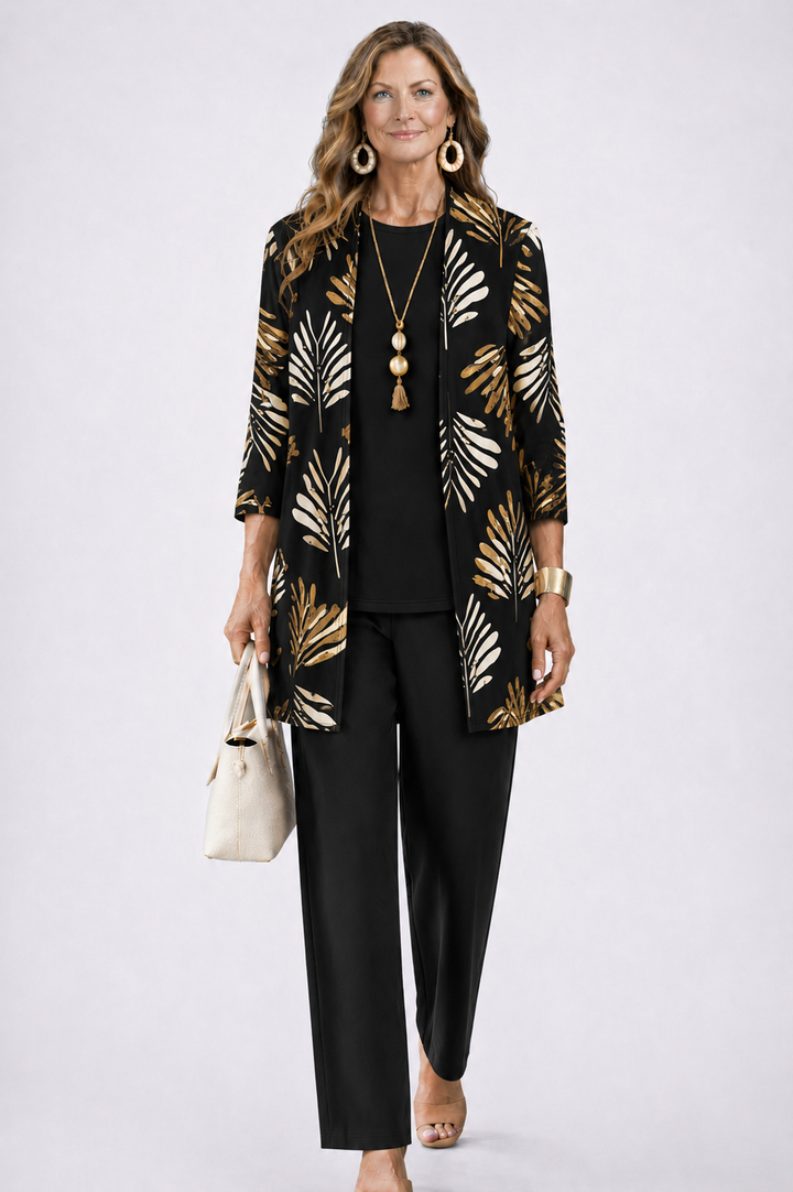 Leonora three piece printed trouser set – image 14