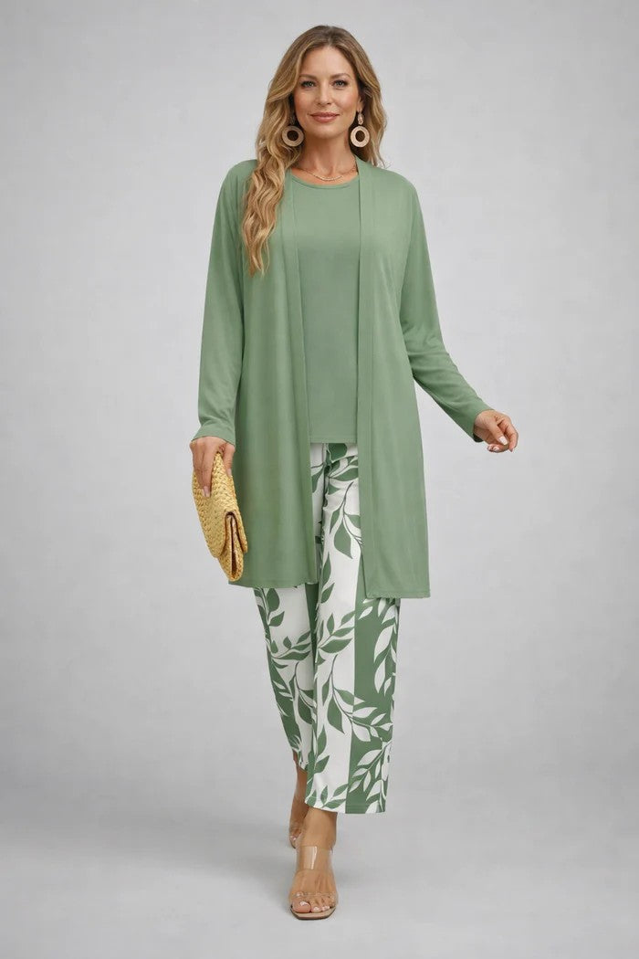 Leonora three piece printed trouser set – image 4