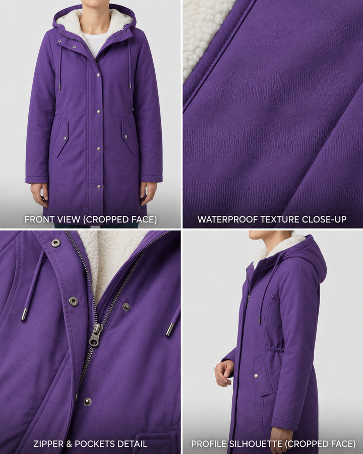 Colette fleece lined winter parka – image 23