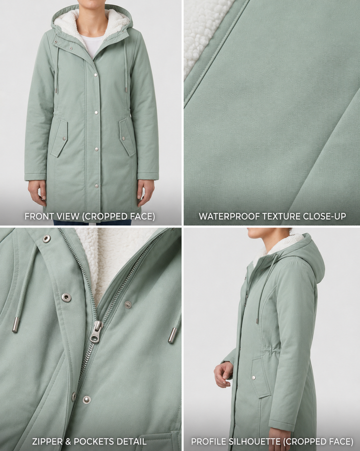 Colette fleece lined winter parka – image 25