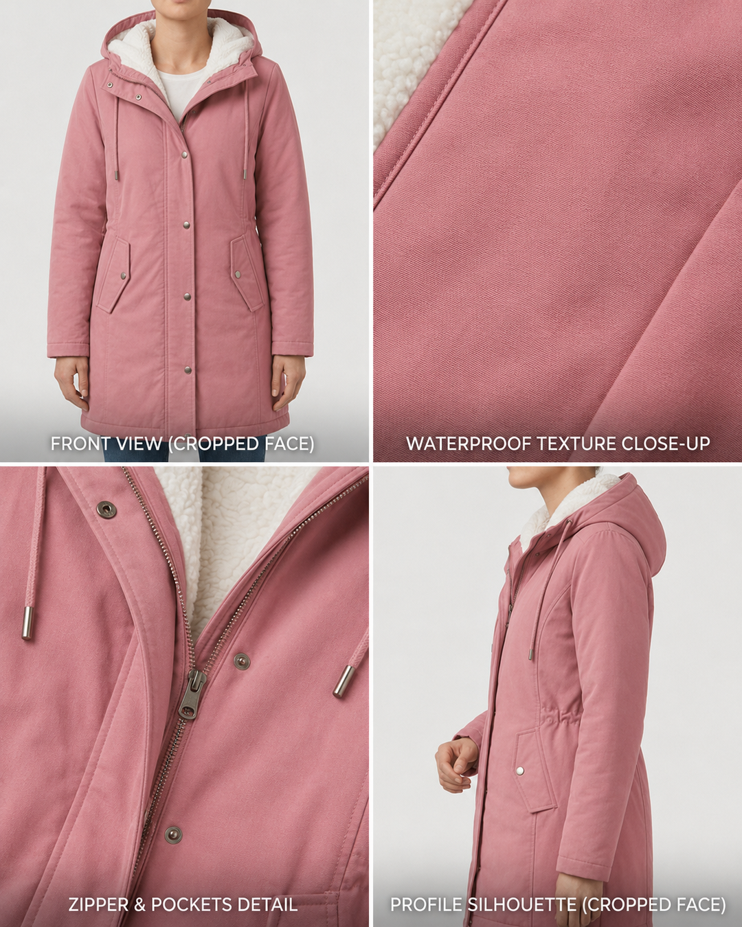 Colette fleece lined winter parka – image 27
