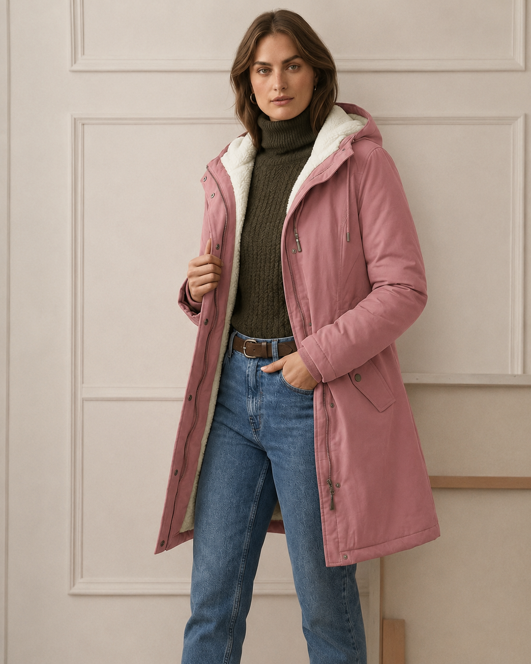 Colette fleece lined winter parka – image 28
