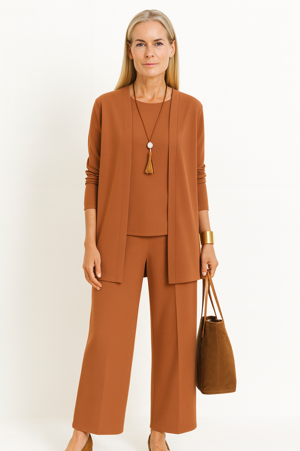 Sybella three piece blouse jacket and trouser set – image 10