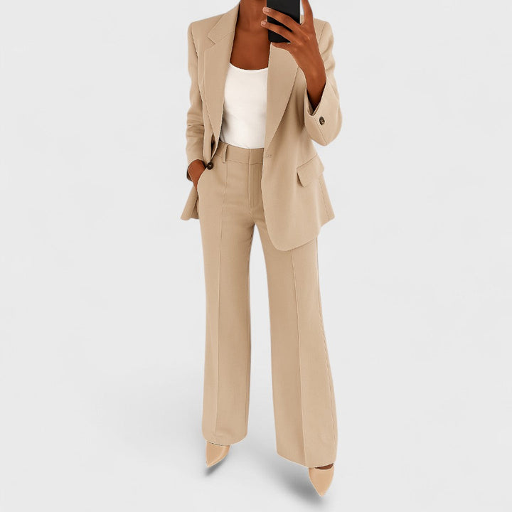 Violetta draped top and trouser two piece set – image 3
