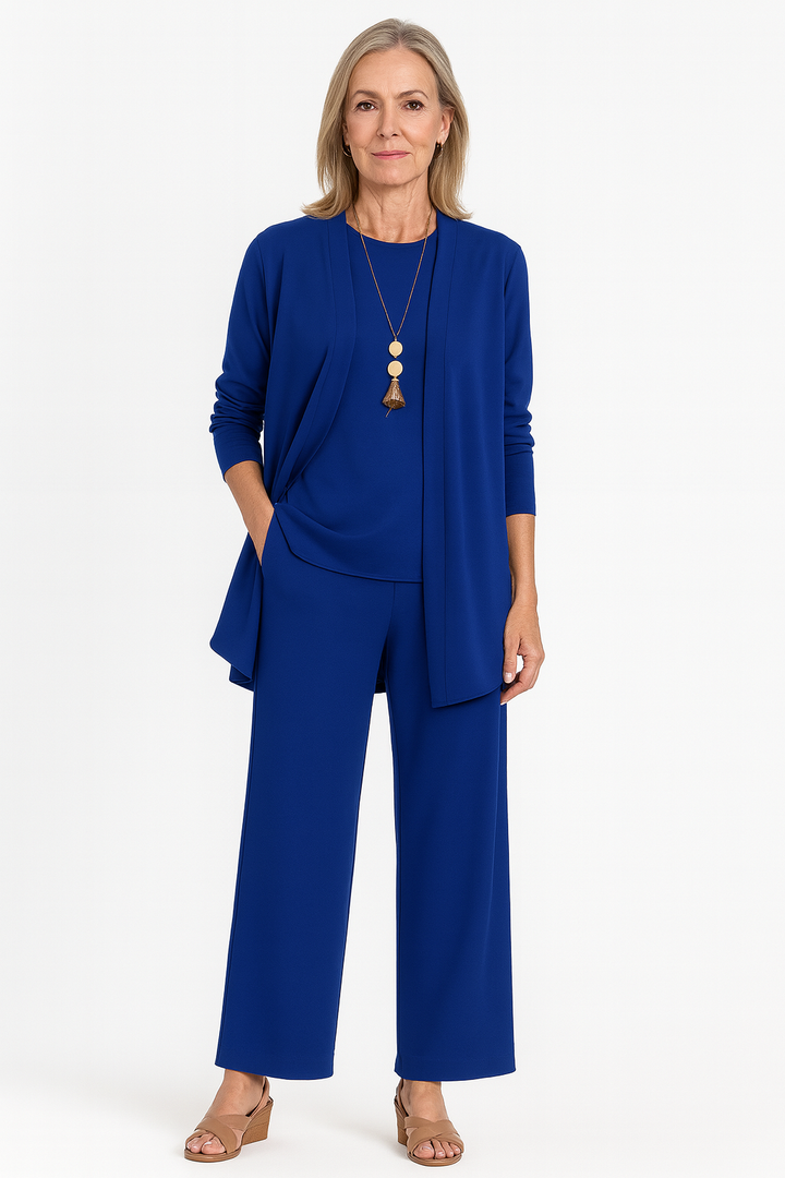 Sybella three piece blouse jacket and trouser set – image 7