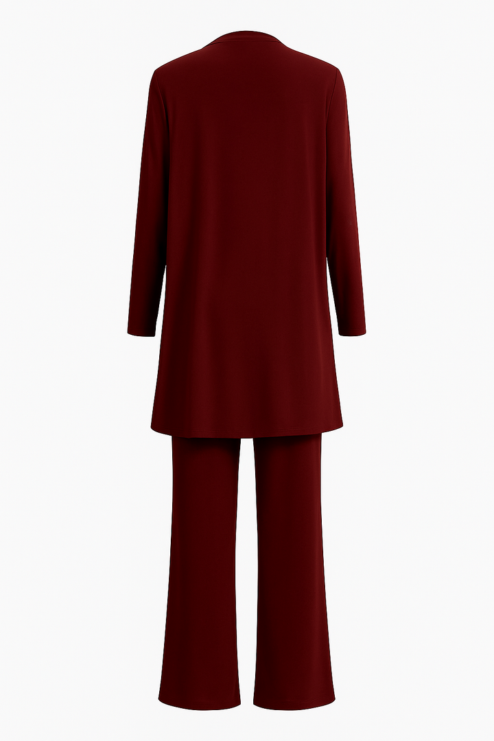 Sybella three piece blouse jacket and trouser set – image 4