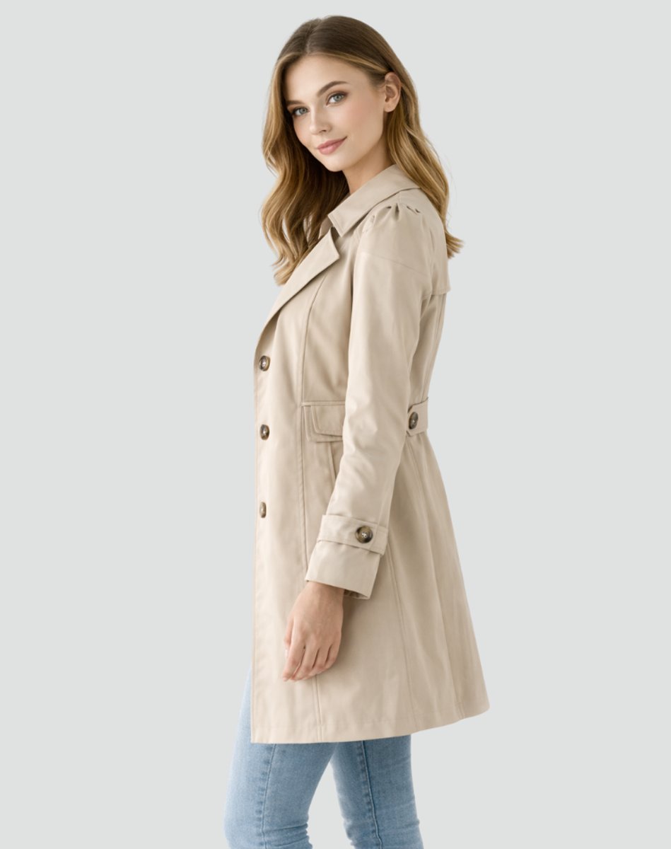 Florence classic double breasted trench coat – image 2