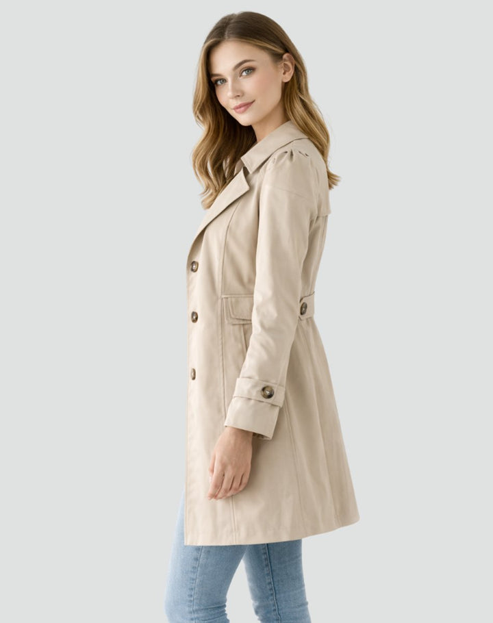 Florence classic double breasted trench coat – image 2