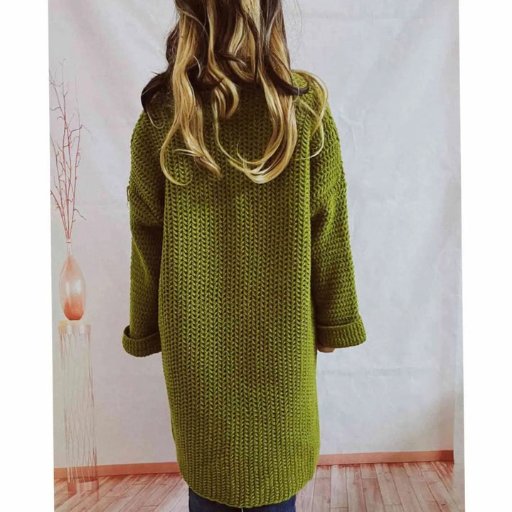 Juliette oversized chunky knit cardigan with pockets – image 4