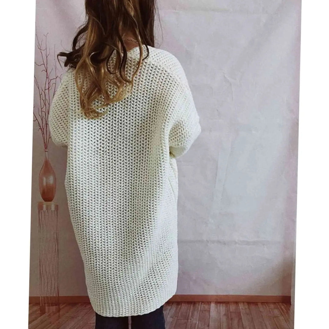 Juliette oversized chunky knit cardigan with pockets – image 6