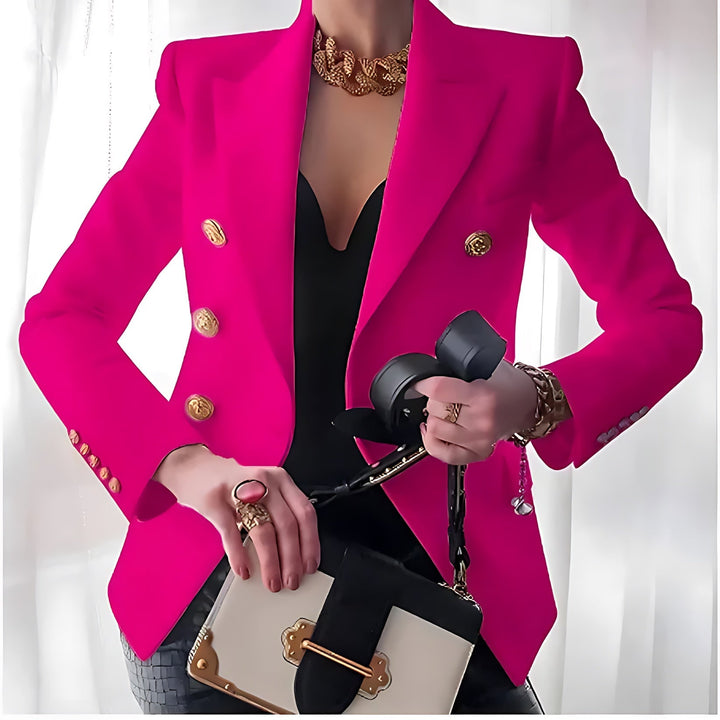 Josefina double breasted blazer with gold buttons – image 6