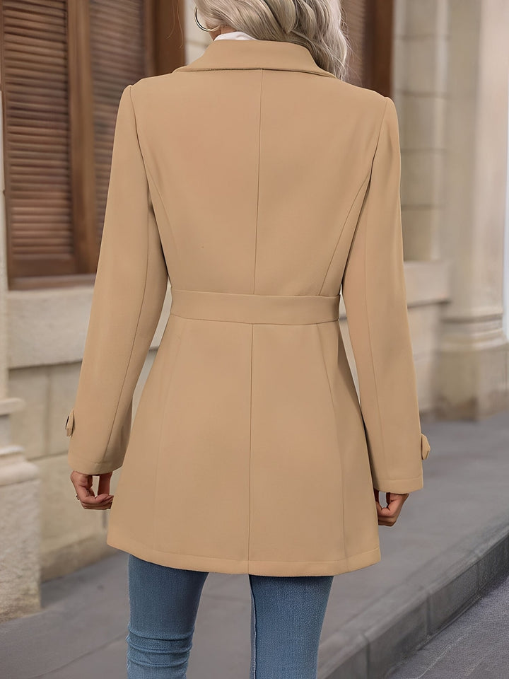 Clemence fitted double breasted trench coat – image 3
