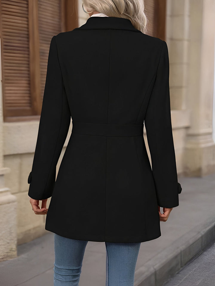 Clemence fitted double breasted trench coat – image 9
