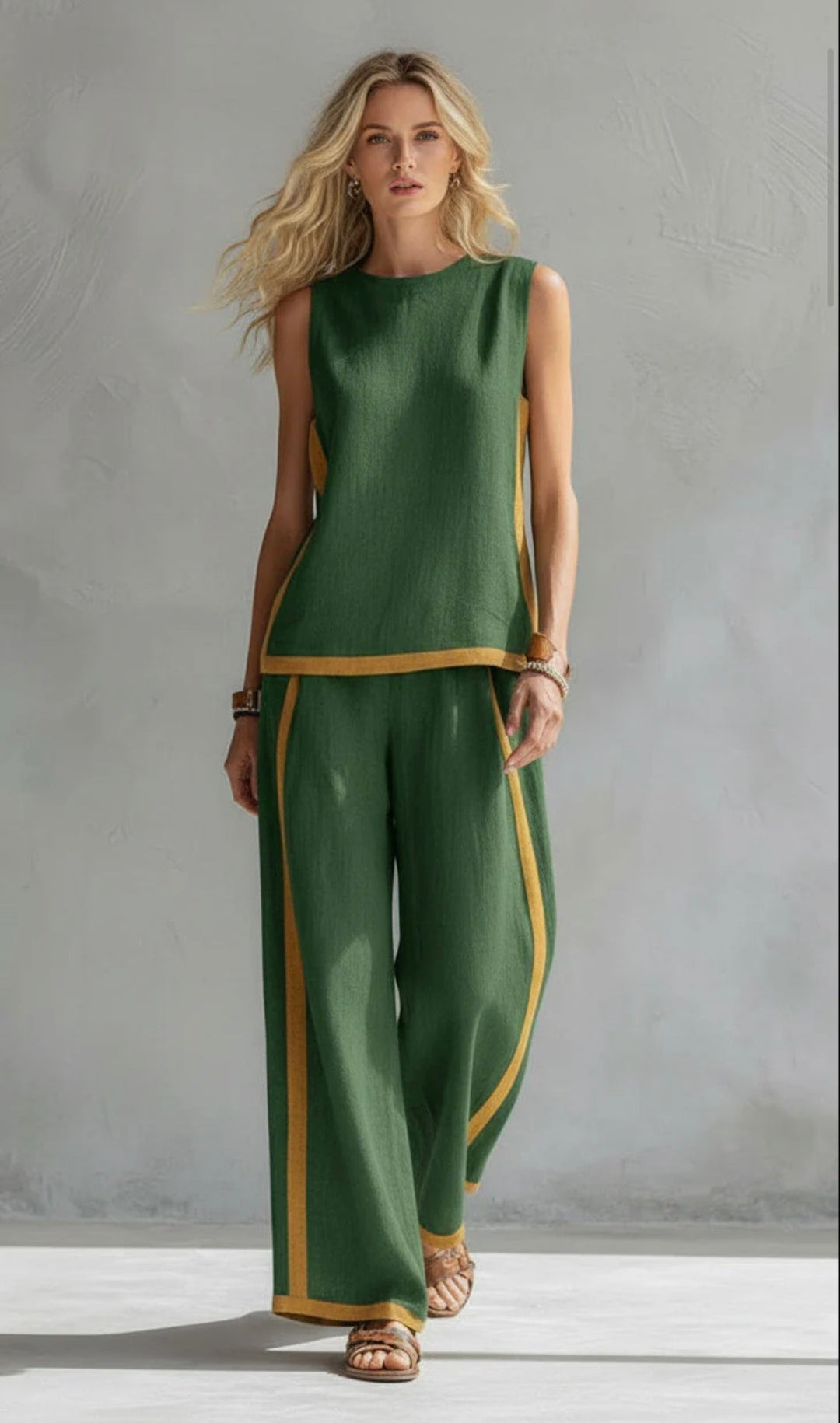 Juni relaxed waistcoat and trouser co-ord set – image 5