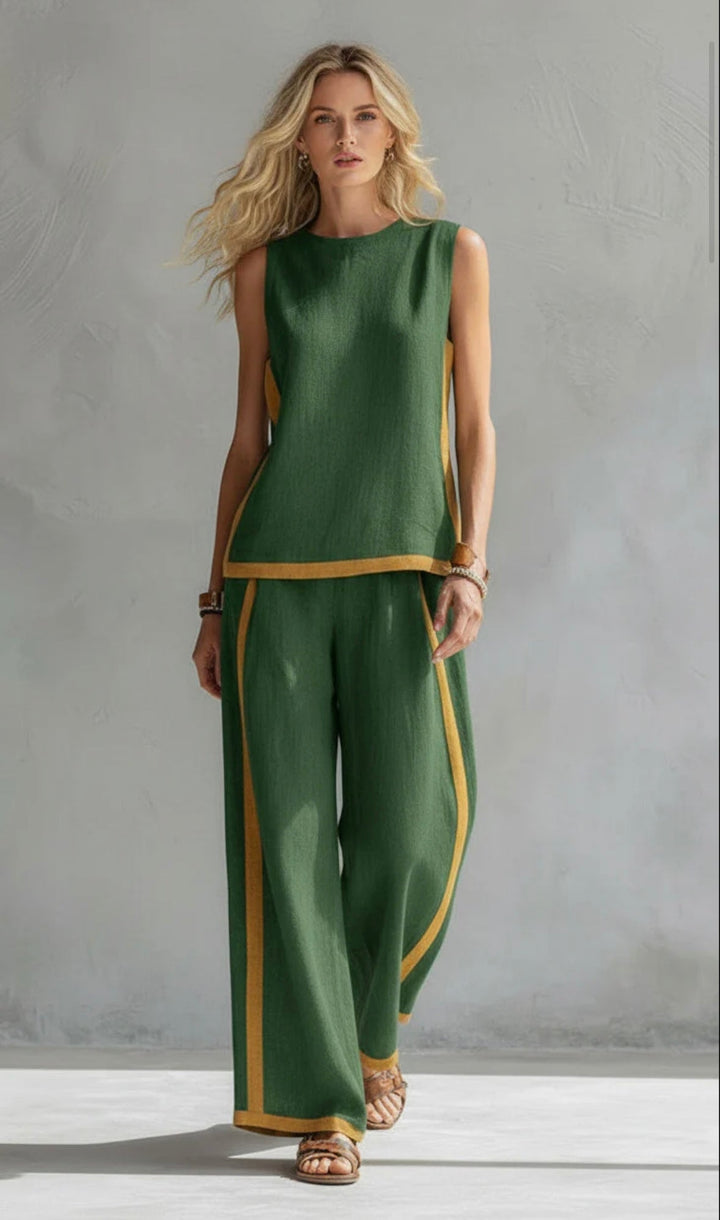 Juni relaxed waistcoat and trouser co-ord set – image 5
