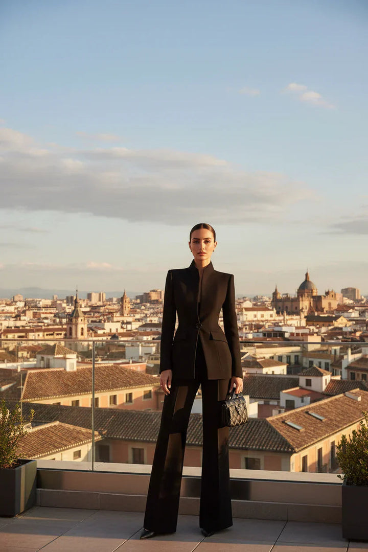 Molly blazer and palazzo trouser set – image 4