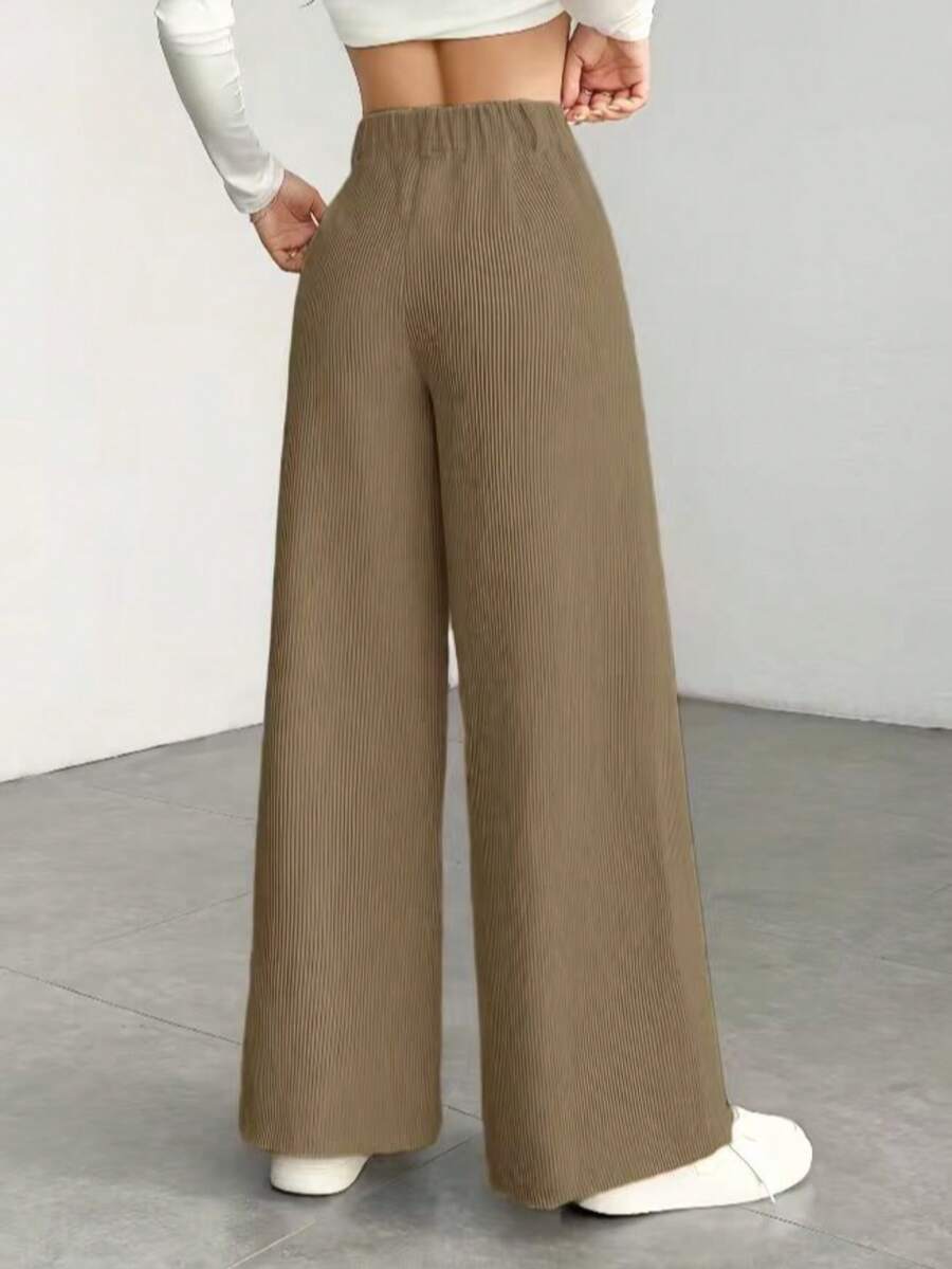 Ronja high waist wide leg corduroy trousers – image 10