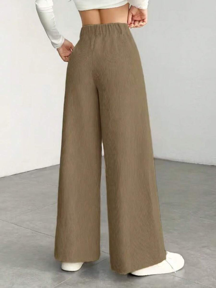 Ronja high waist wide leg corduroy trousers – image 10