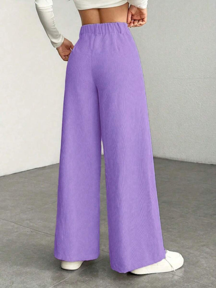 Ronja high waist wide leg corduroy trousers – image 16