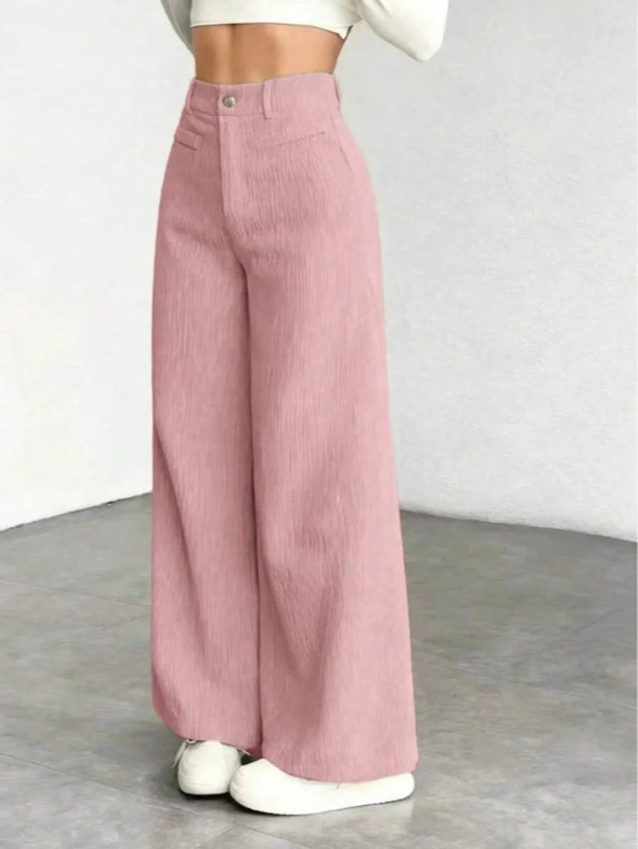 Ronja high waist wide leg corduroy trousers – image 17