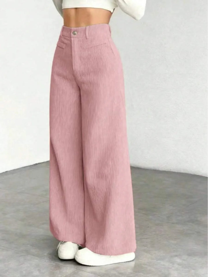 Ronja high waist wide leg corduroy trousers – image 17